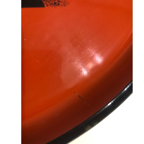 Orange VTG Pop Art Serving Tray 13”Japan Bottle, Fruit, Skeleton Key MCM SEE PIC - Picture 4 of 4